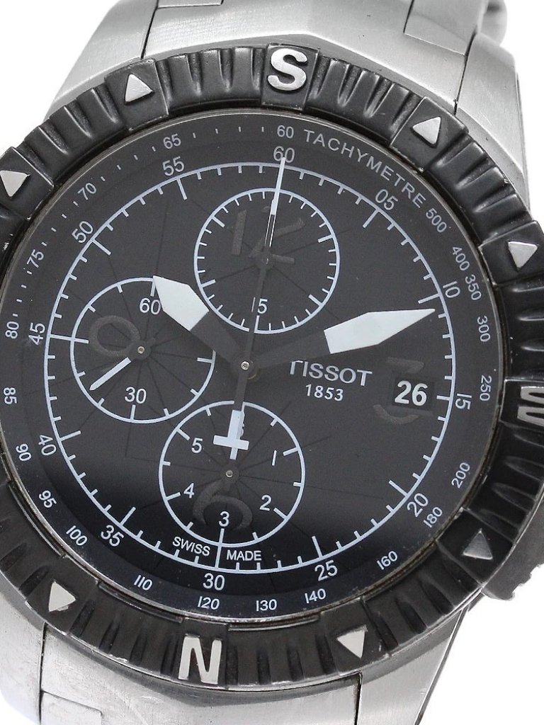 Tissot TNavigator T062427 Chronograph Black Dial Automatic Mens Watch